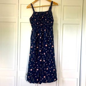 NWT Navy & pink floral dress. Size small. Smoke free home.